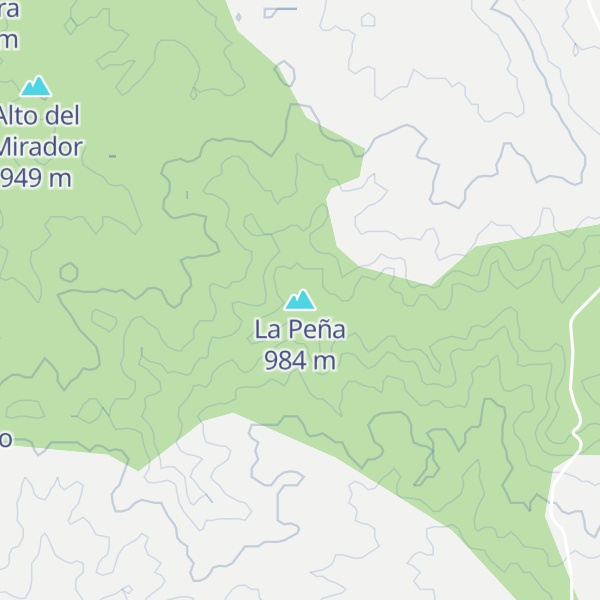Map of La Peña