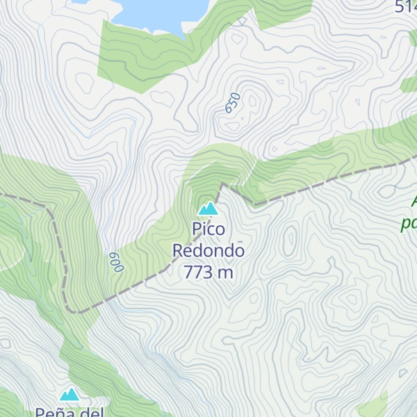 Map of Pico Redondo