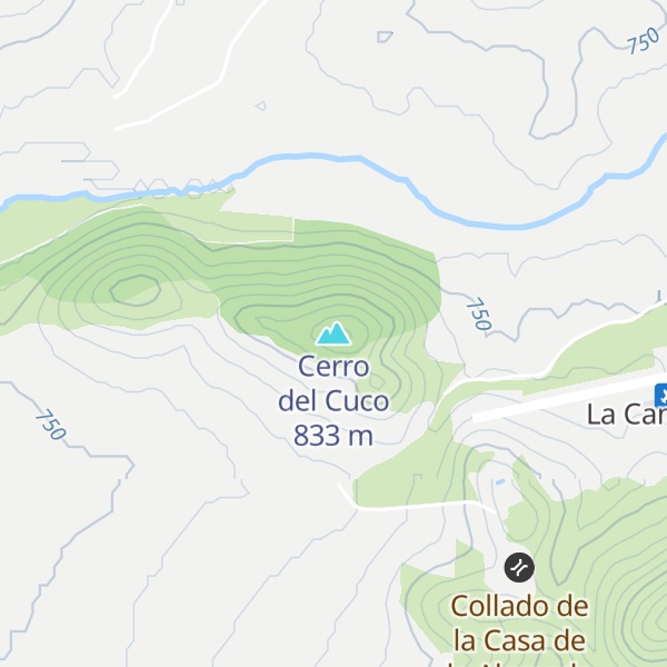 Map of Cerro del Cuco