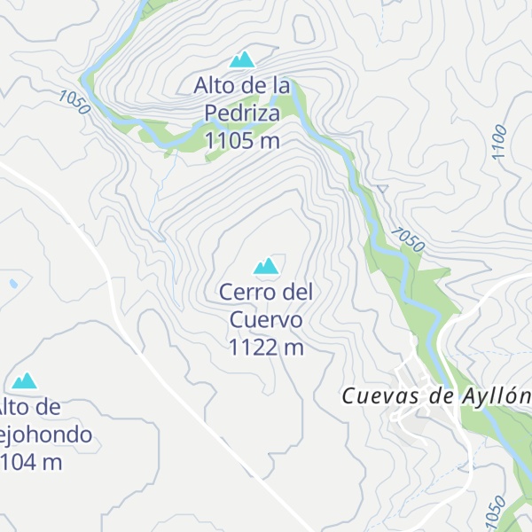 Map of Cerro del Cuervo