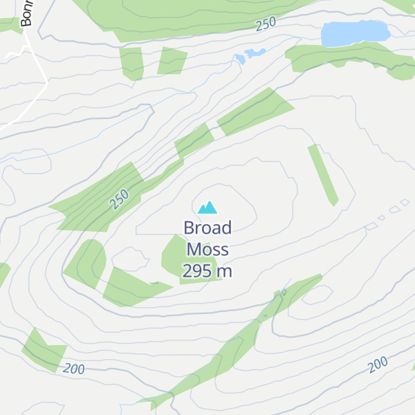 Map of Broad Moss
