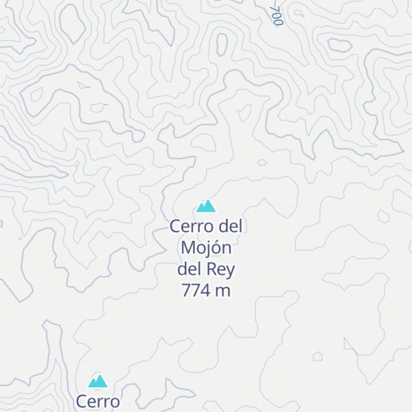 Map of Cerro del Mojón del Rey