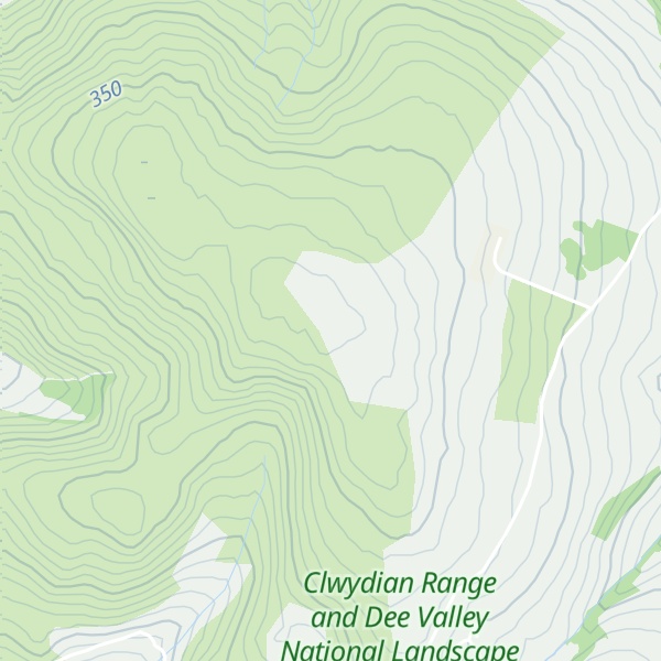 Map of Moel y Parc