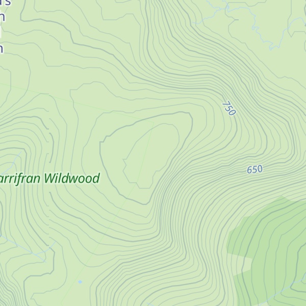 Map of White Coomb