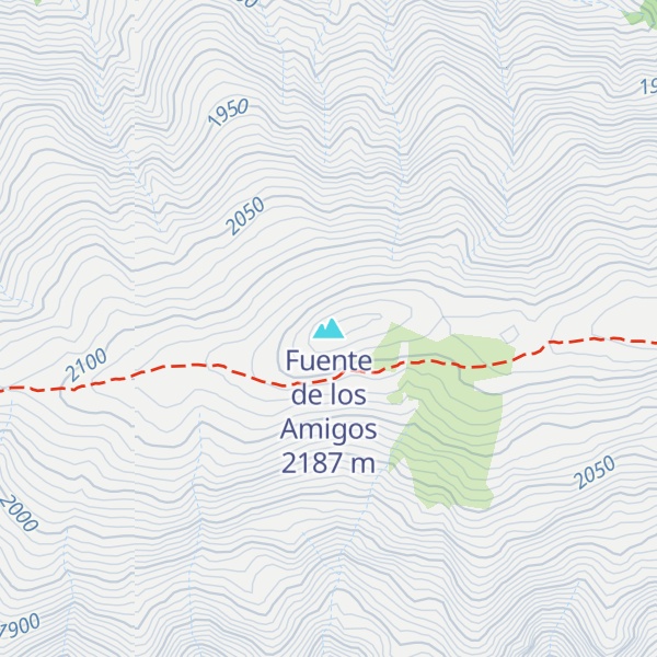 Map of Fuente de los Amigos
