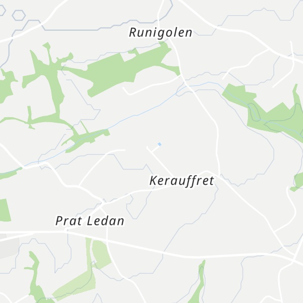Map of Gîtes de Kergaouennec