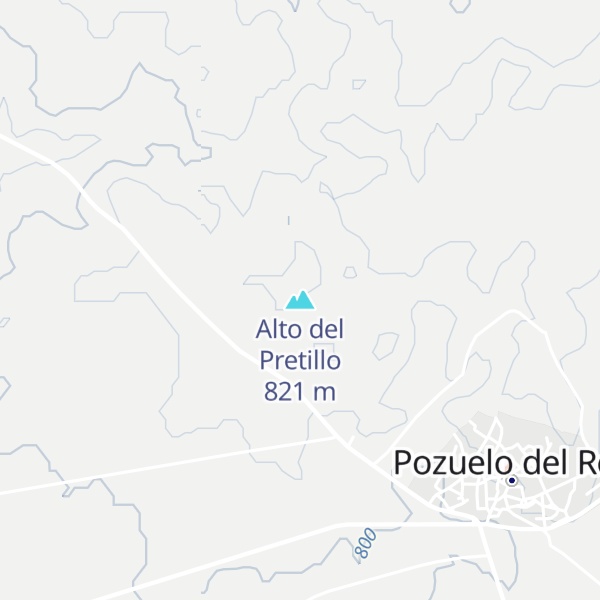 Map of Alto del Pretillo