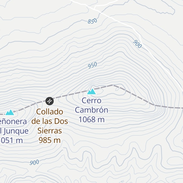 Map of Cerro Cambrón