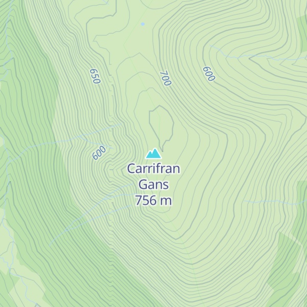 Map of Carrifran Gans