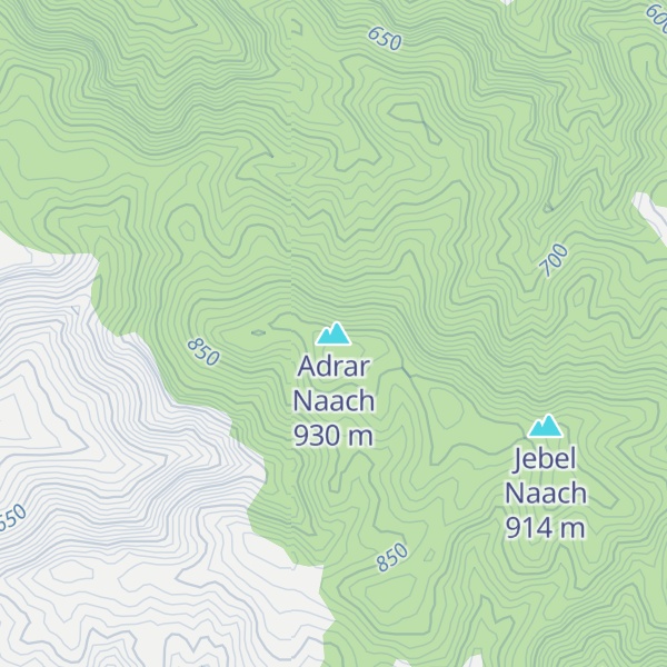Map of Adrar Naach