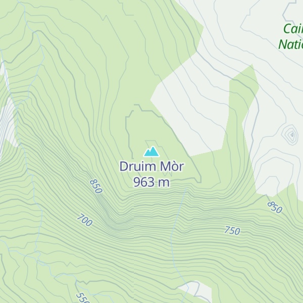 Map of Druim Mòr