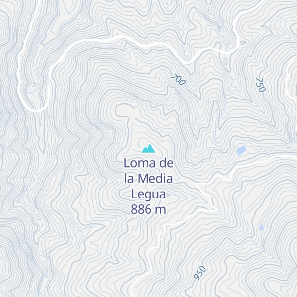 Map of Loma de la Media Legua
