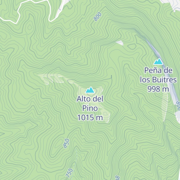 Map of Alto del Pino