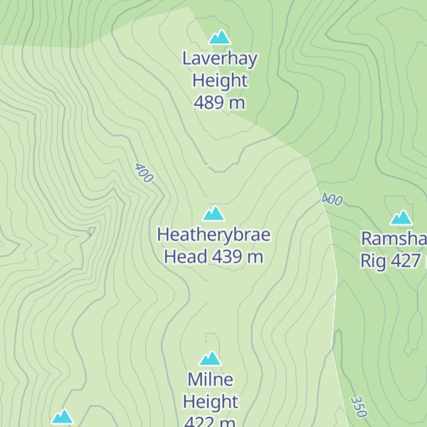 Map of Heatherybrae Head