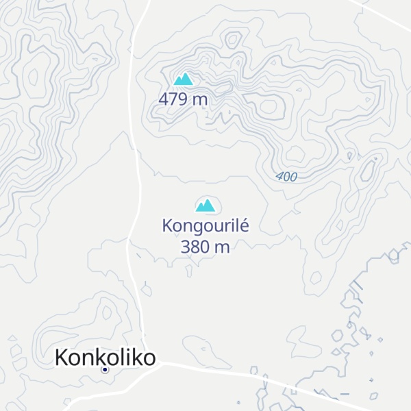 Map of Kongourilé