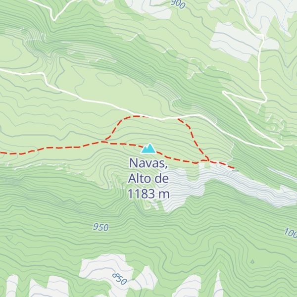 Map of Navas, Alto de