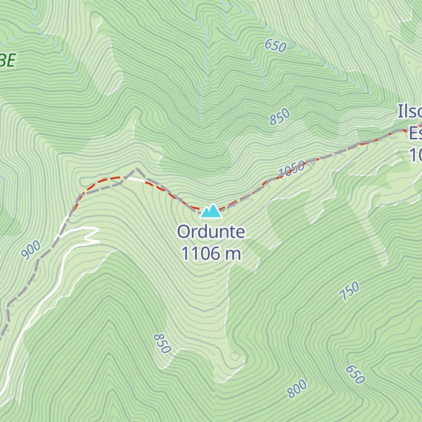 Map of Ordunte