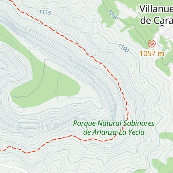 Map of Pico de la Rastra