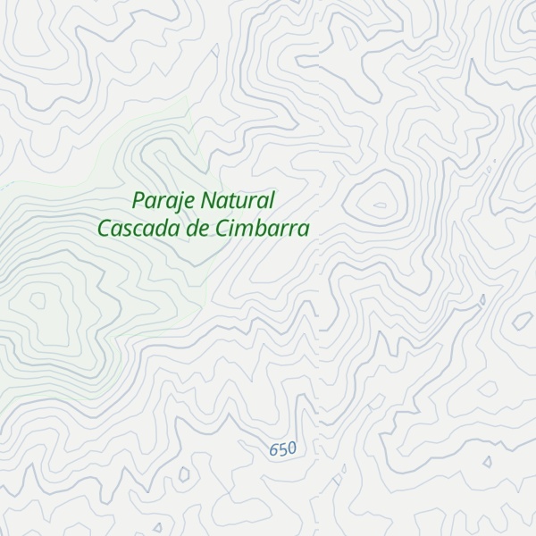 Map of Loma del Lebrancón