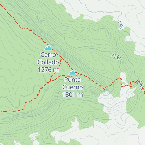 Map of Punta Cuerno