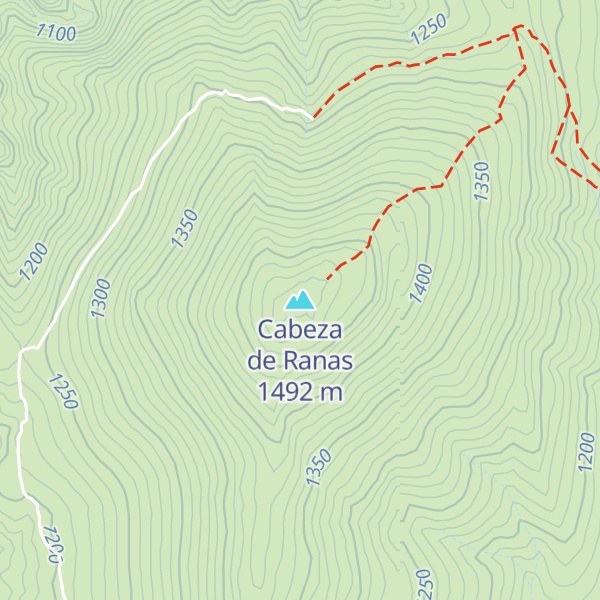 Map of Cabeza de Ranas