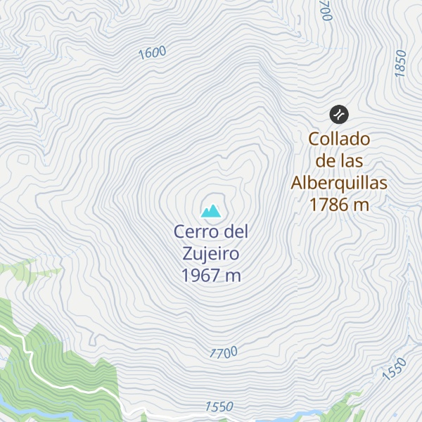 Map of Cerro del Zujeiro