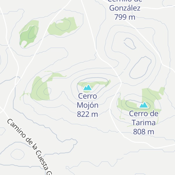 Map of Cerro Mojón