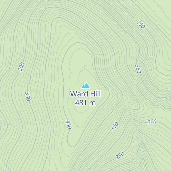 Map of Ward Hill