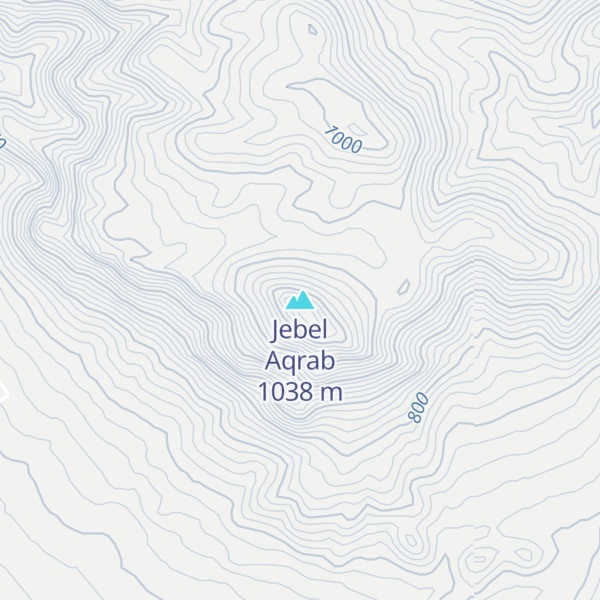 Map of Jebel Aqrab