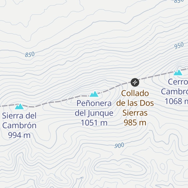 Map of Peñonera del Junque