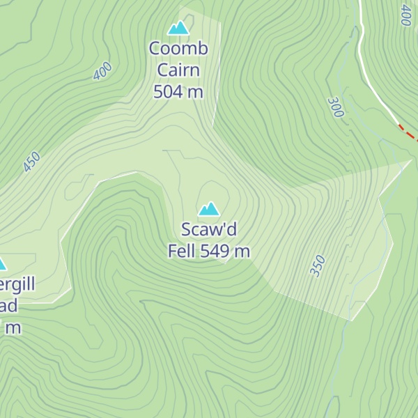 Map of Scaw'd Fell