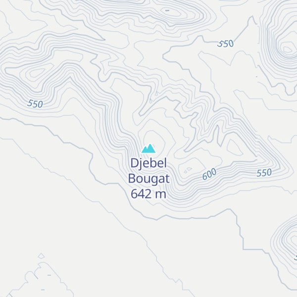 Map of Djebel Bougat