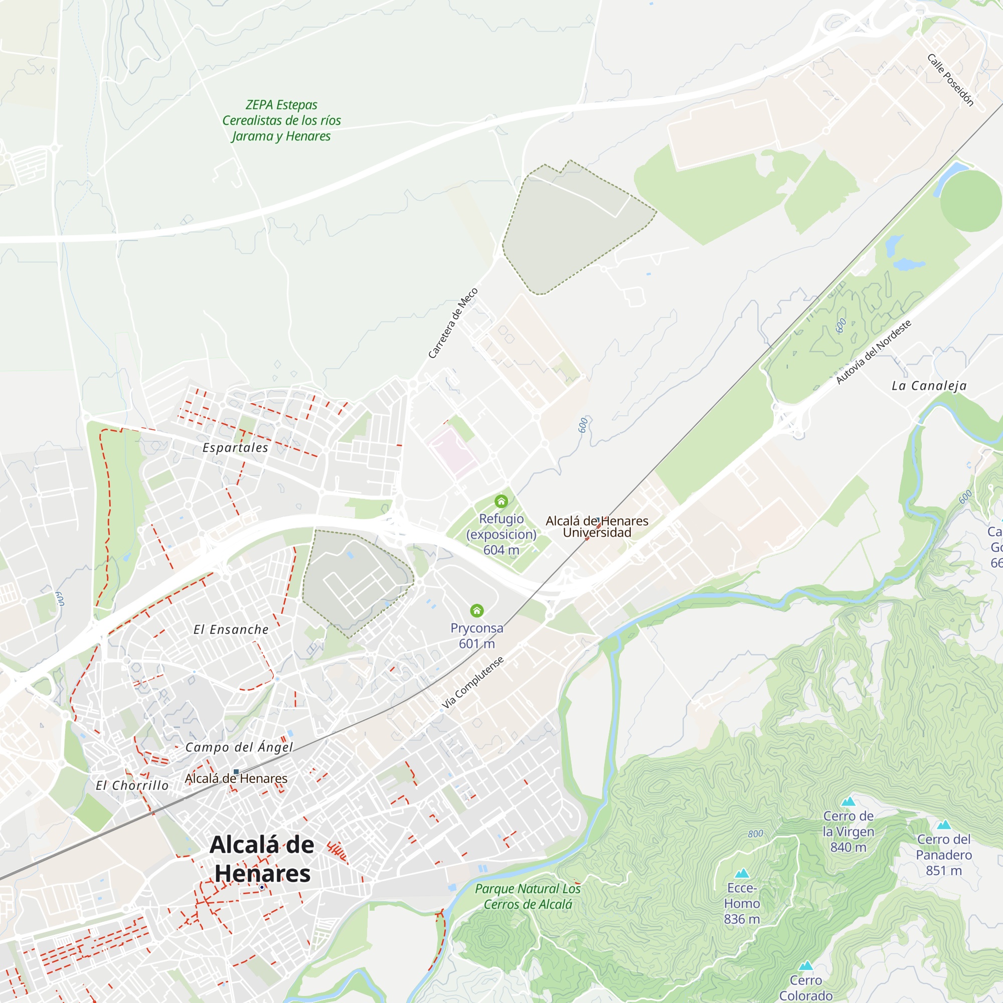 Refugio (exposicion) map