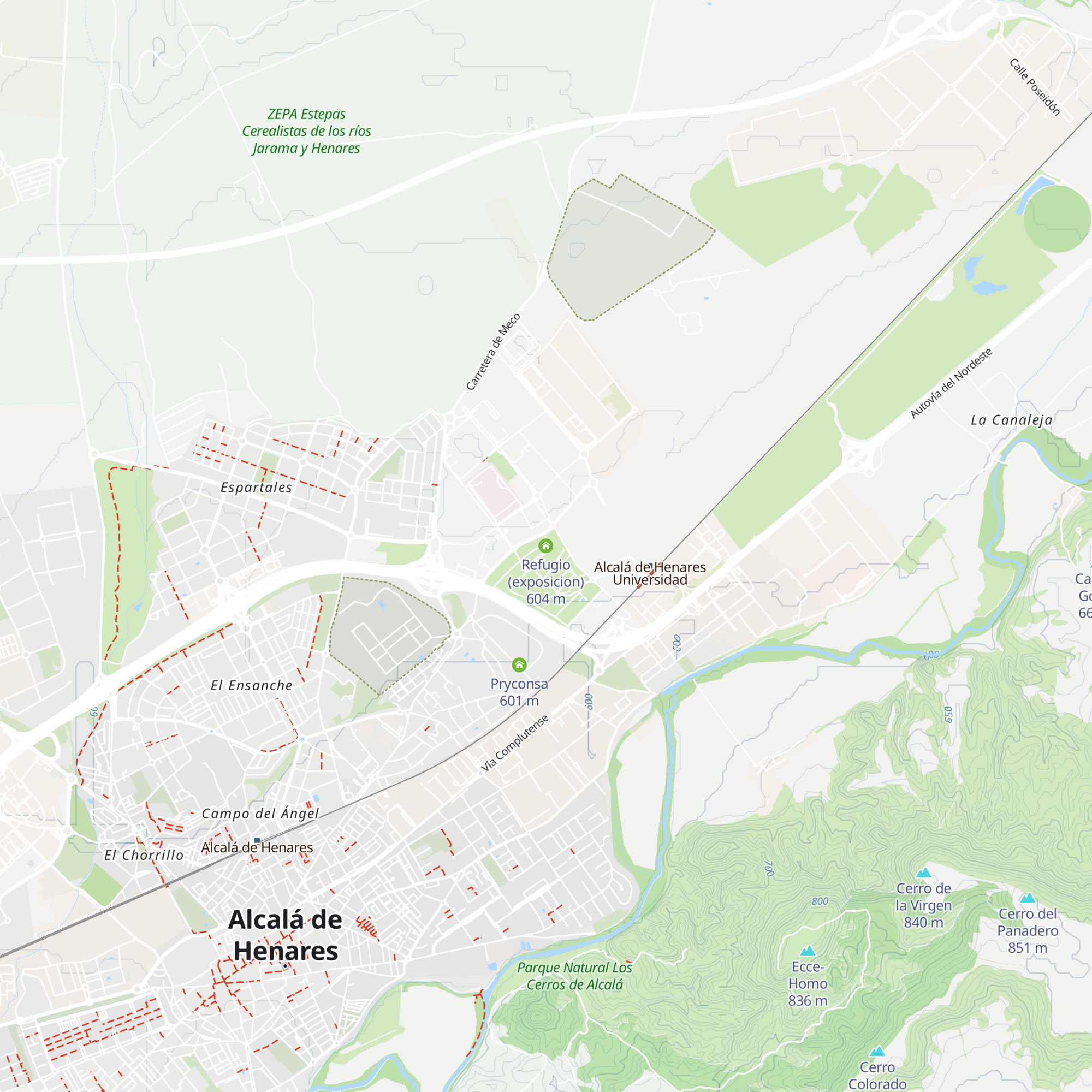 Refugio (exposicion) map