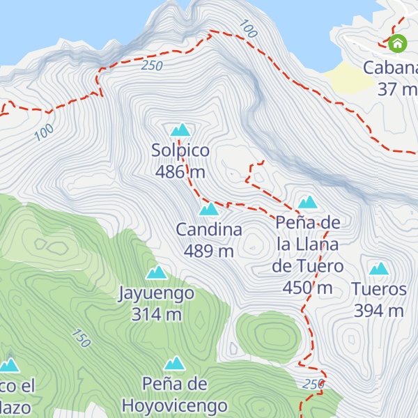 Map of Candina