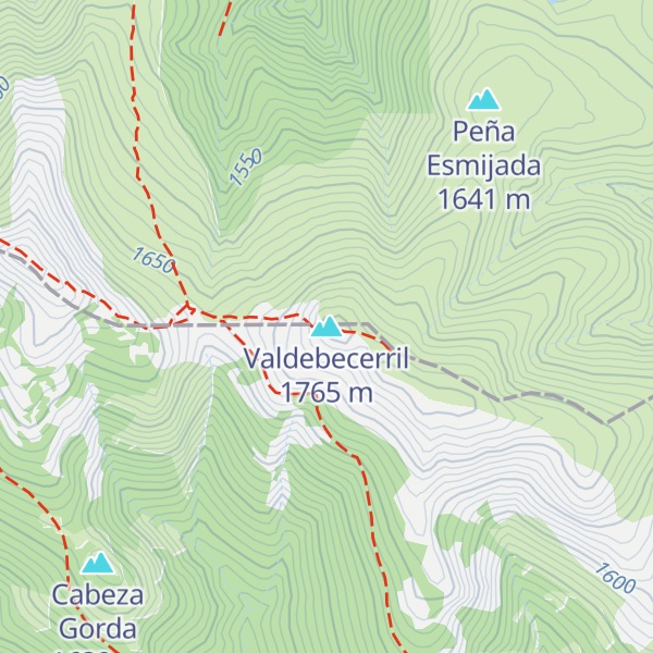 Map of Valdebecerril