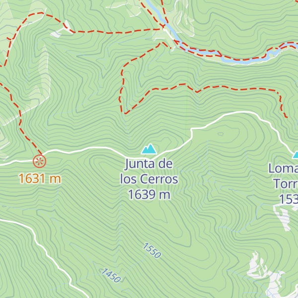 Map of Junta de los Cerros