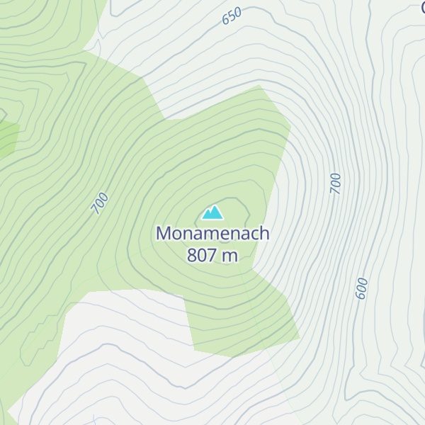 Map of Monamenach