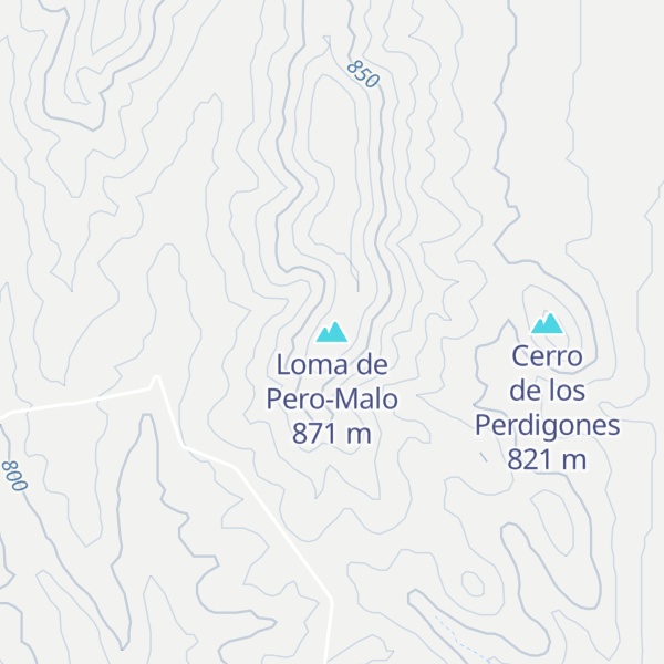Map of Loma de Pero-Malo