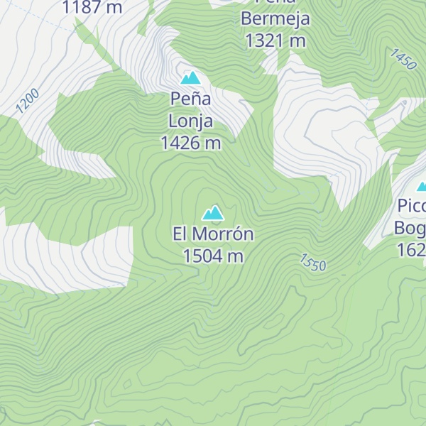 Map of El Morrón