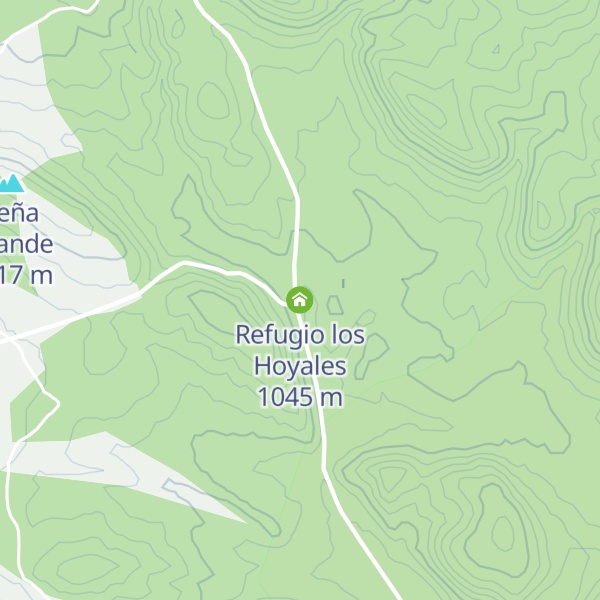 Map of Refugio los Hoyales