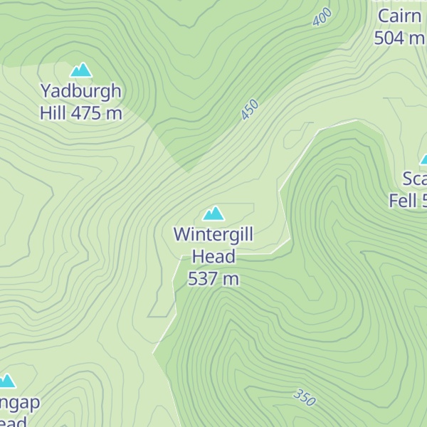 Map of Wintergill Head