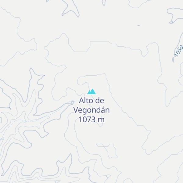 Map of Alto de Vegondán