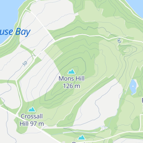Map of Mons Hill
