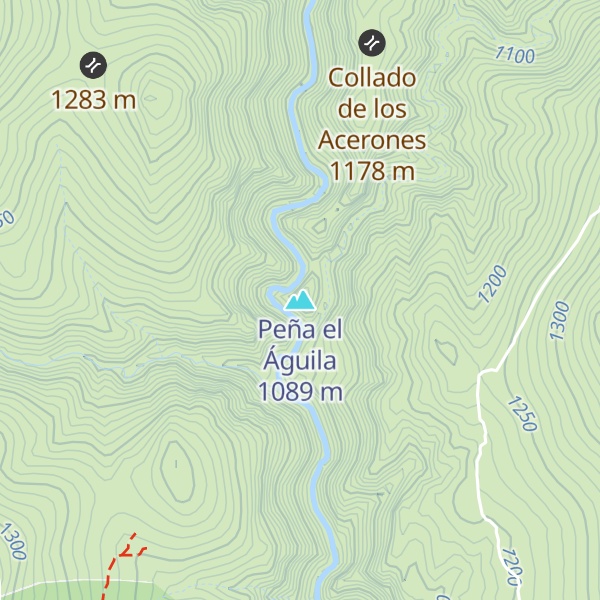 Map of Peña el Águila