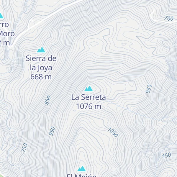 Map of La Serreta