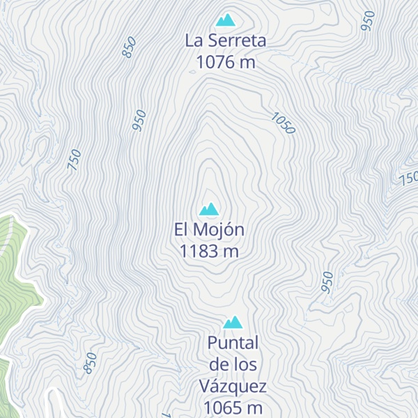 Map of El Mojón