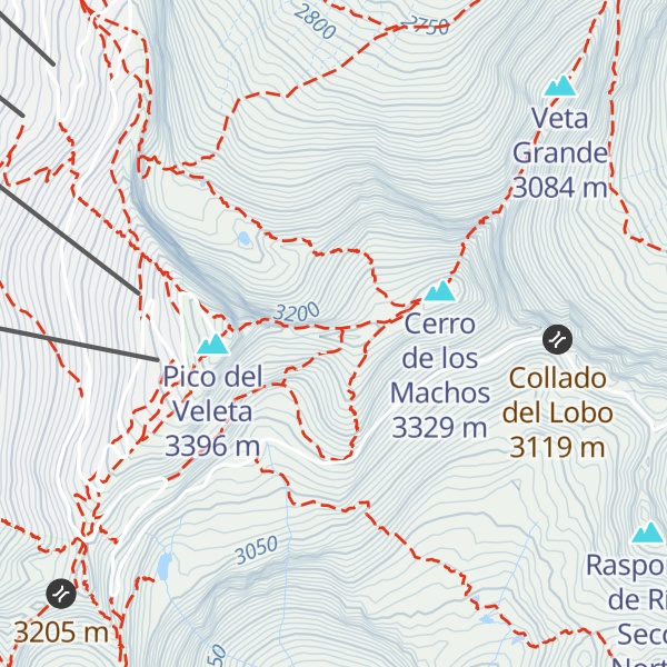 Map of Zacatín