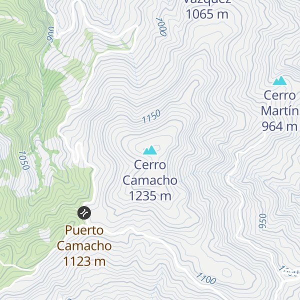 Map of Cerro Camacho