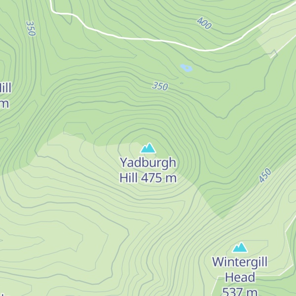 Map of Yadburgh Hill